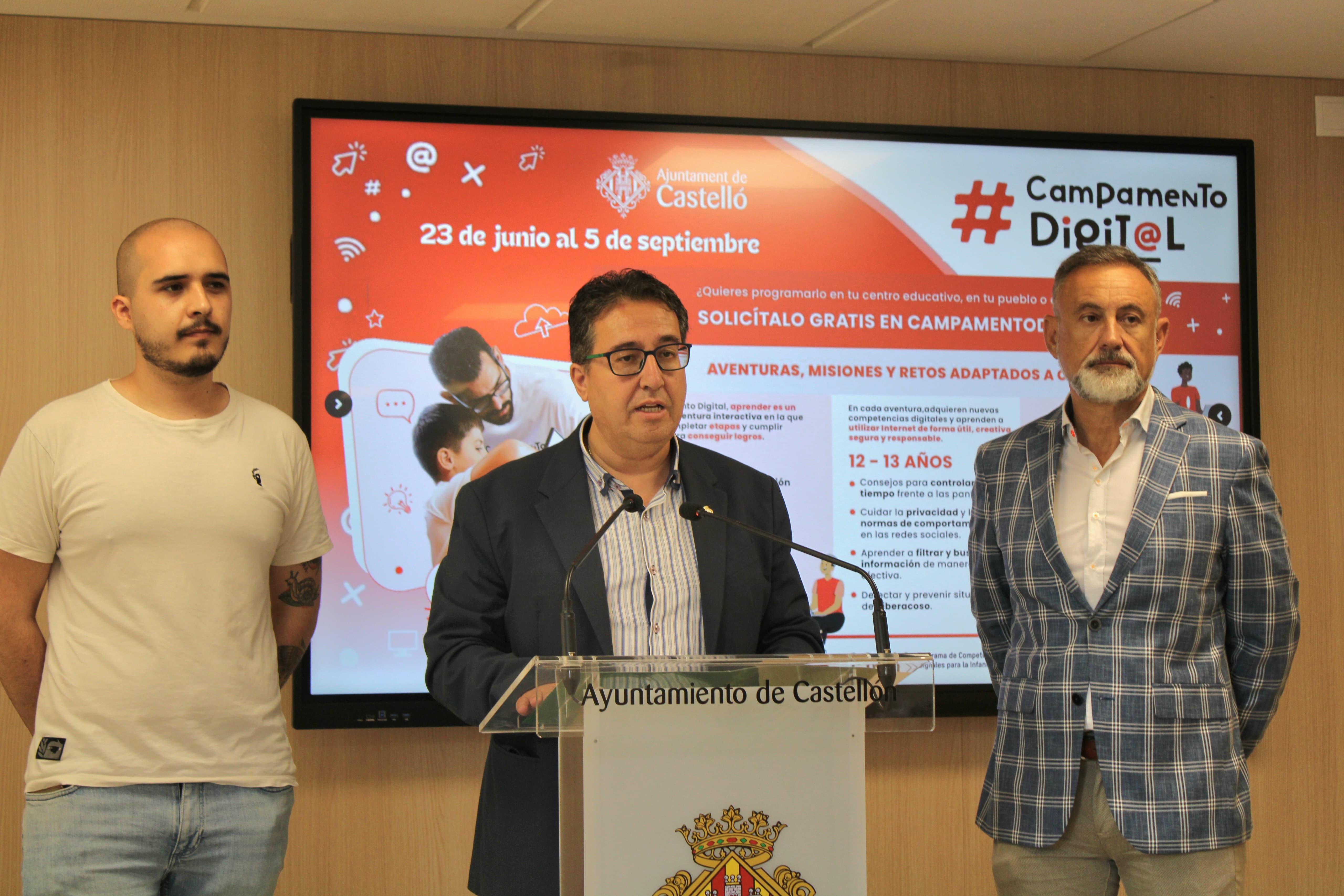 Més de 250 xiquets, xiquetes i joves s'han inscrit ja en el Campament Digital gratuït de Castelló que aposta pel talent digital aquest estiu