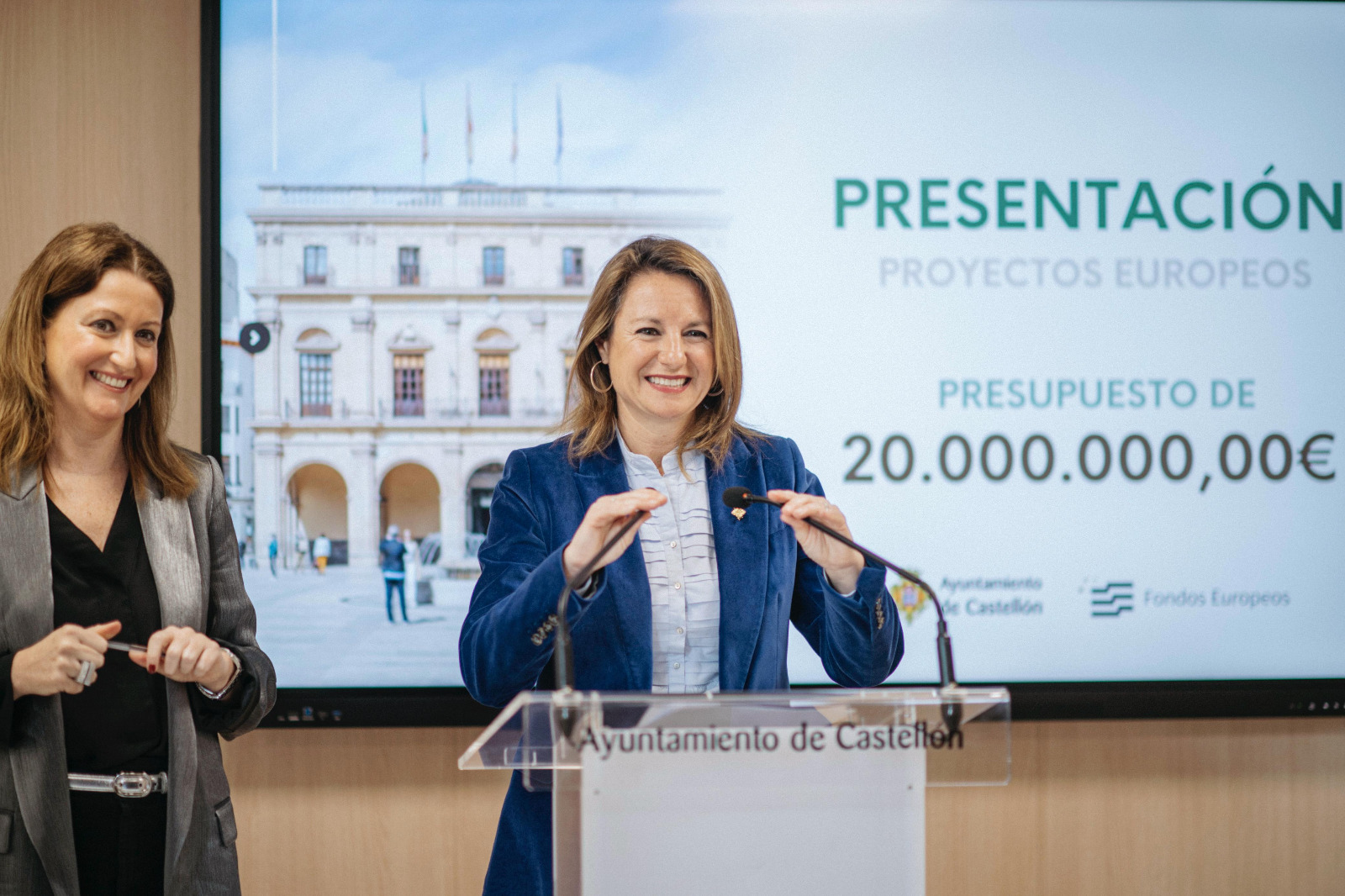 Carrasco presenta els projectes ‘de ciutat’ per als quals sol·licita 20 milions a Europa a fi d'assegurar el progrés i la qualitat de vida dels castellonencs