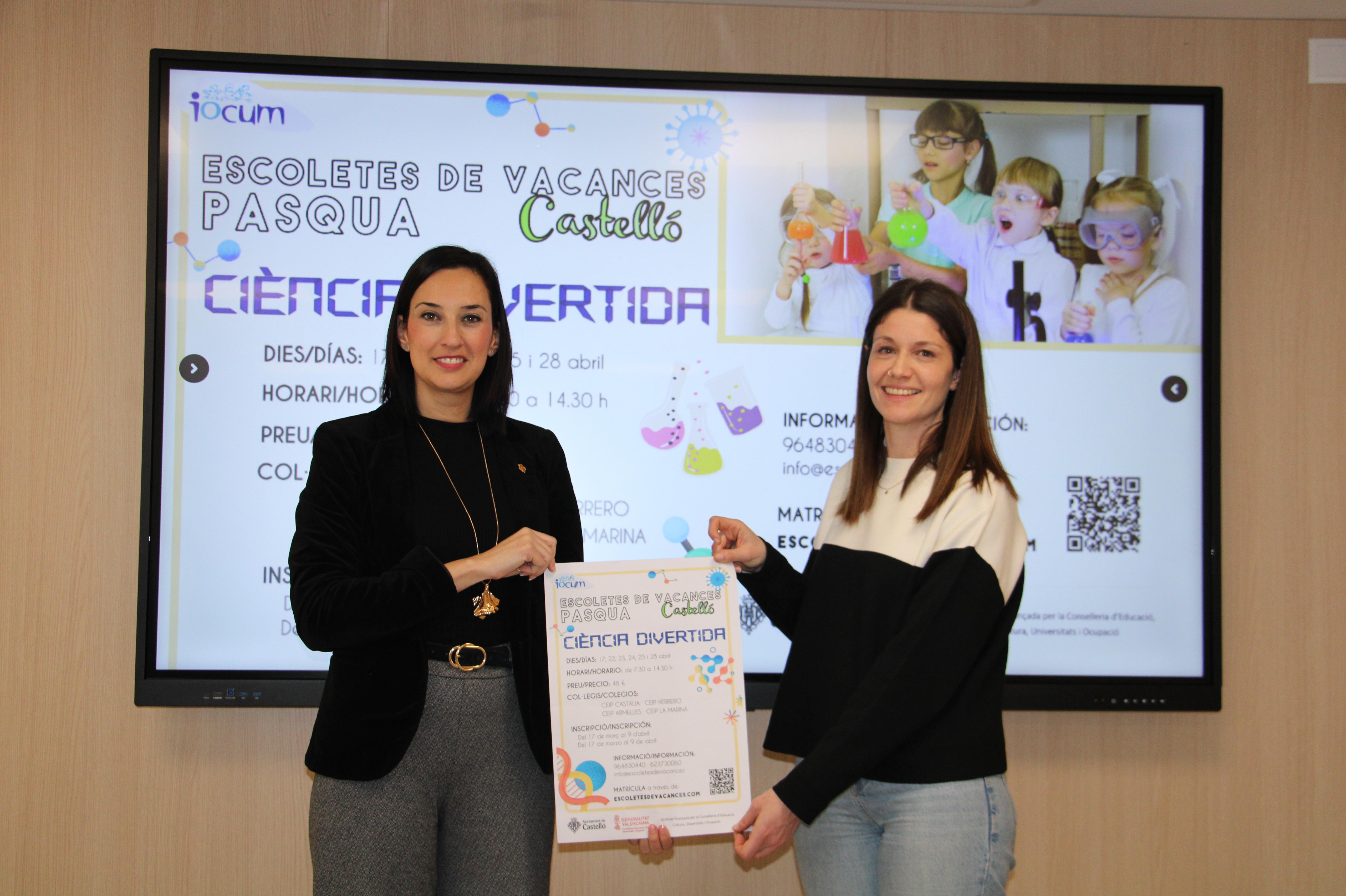 Castelló obri el període d'inscripcions dels escoletes de vacances de Pasqua en la seua aposta per la conciliació