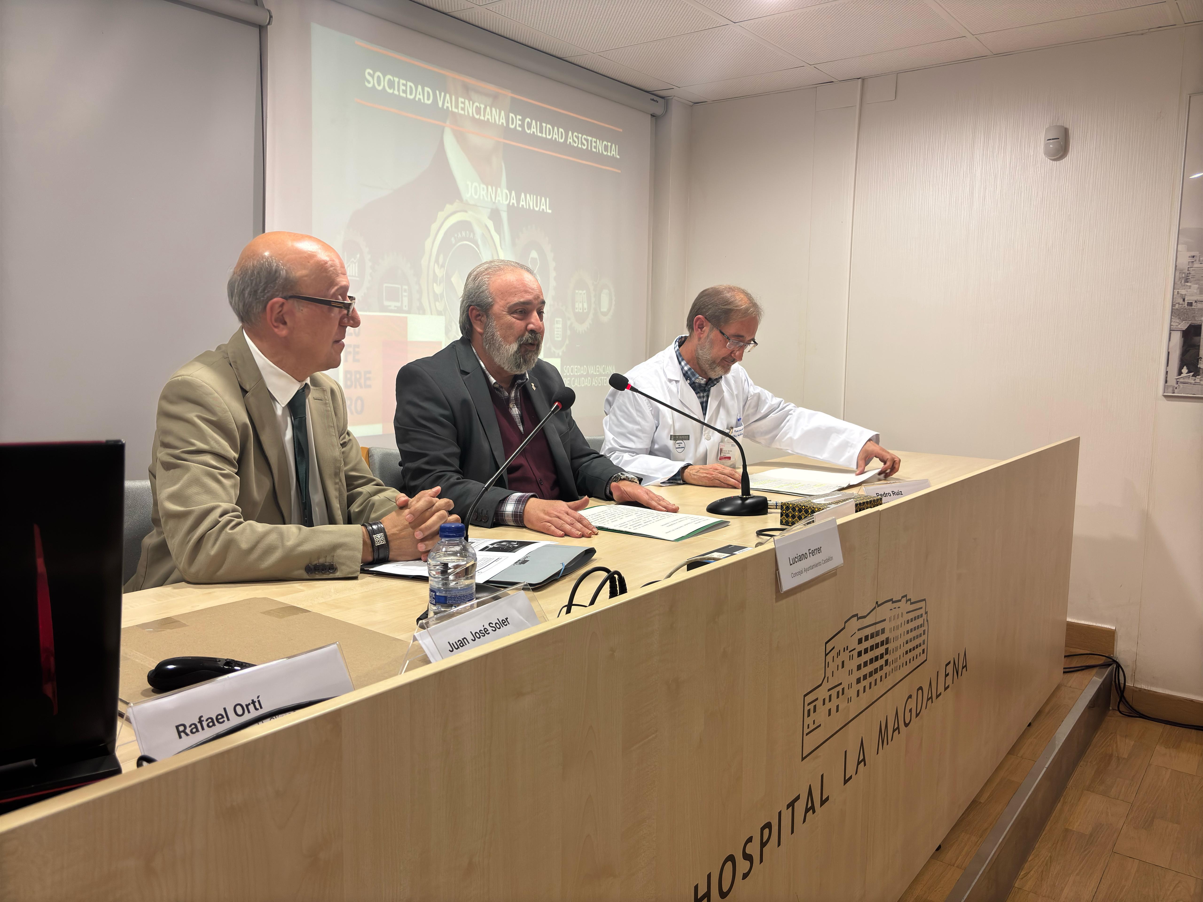 El regidor de Salut Pública participa en la Jornada Anual de la Societat Valenciana de Qualitat Assistencial