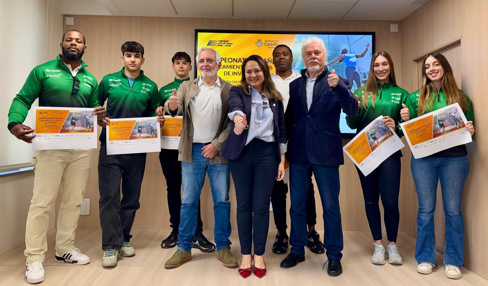 Castelló acull el Campionat d'Espanya de Llançaments Llargs d'Hivern amb vora 300 assistents