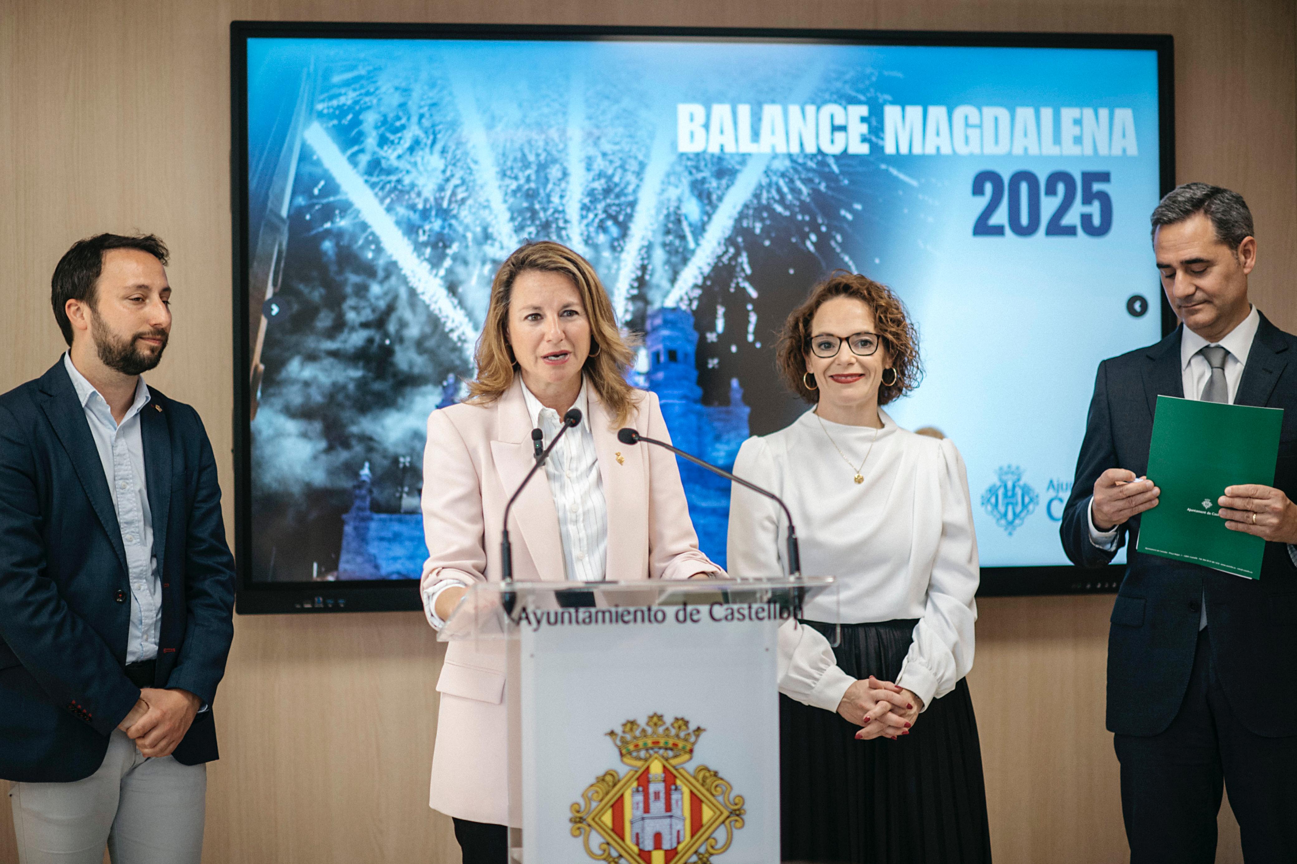 L'alcaldessa posa en valor una Magdalena multitudinària de rècord, sense incidents greus i amb un impacte econòmic de 16,5 milions