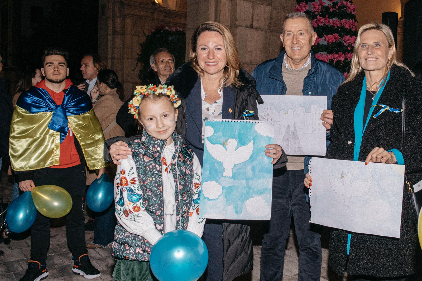 L'alcaldessa de Castelló se solidaritza amb el poble ucraïnés en el dia en què es compleixen 3 anys de la invasió russa
