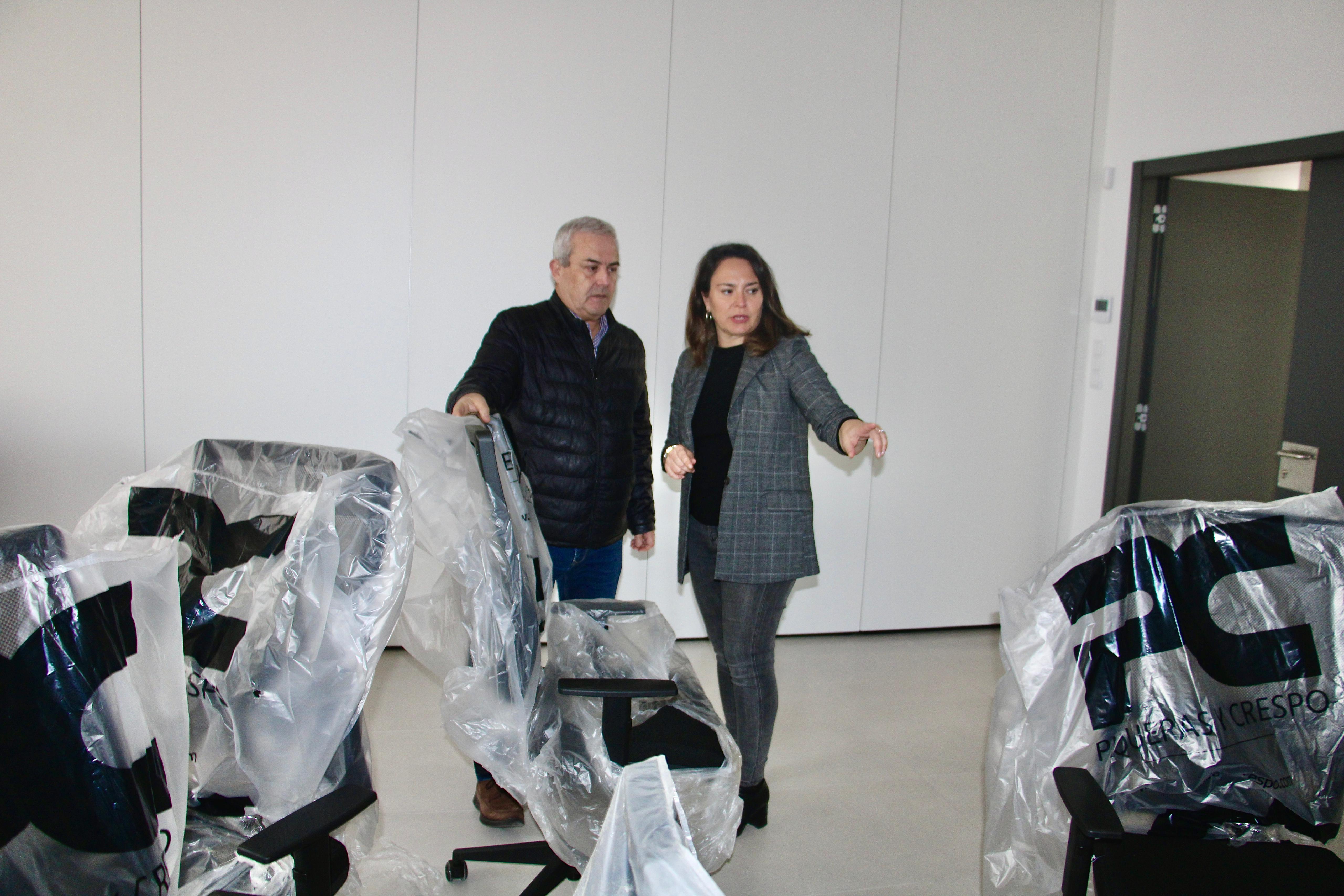 Comença la posada a punt de l'interior del centre de Parkinson l'obertura del qual és imminent