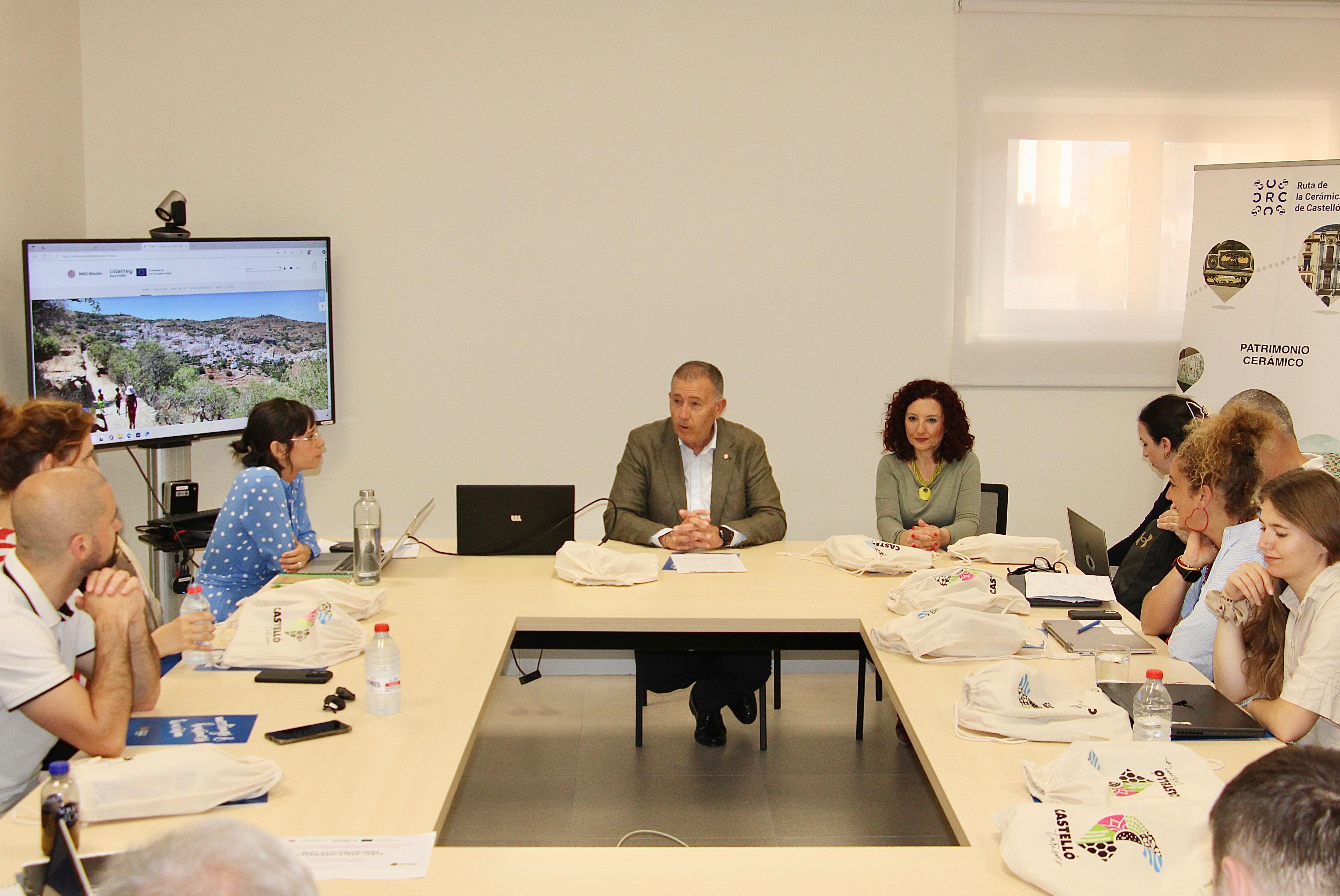 Castelló reforça la seua projecció internacional en acollir la reunió tècnica del projecte europeu MED-ROUTES sobre turisme ceràmic sostenible